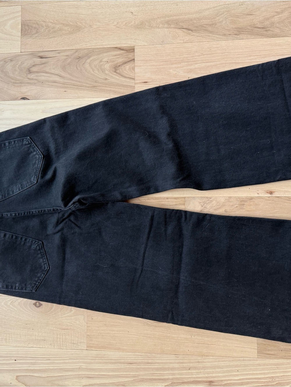 Mother Snacks Women’s High-Rise Wide Leg Jeans - Black - Picture 5 of 6